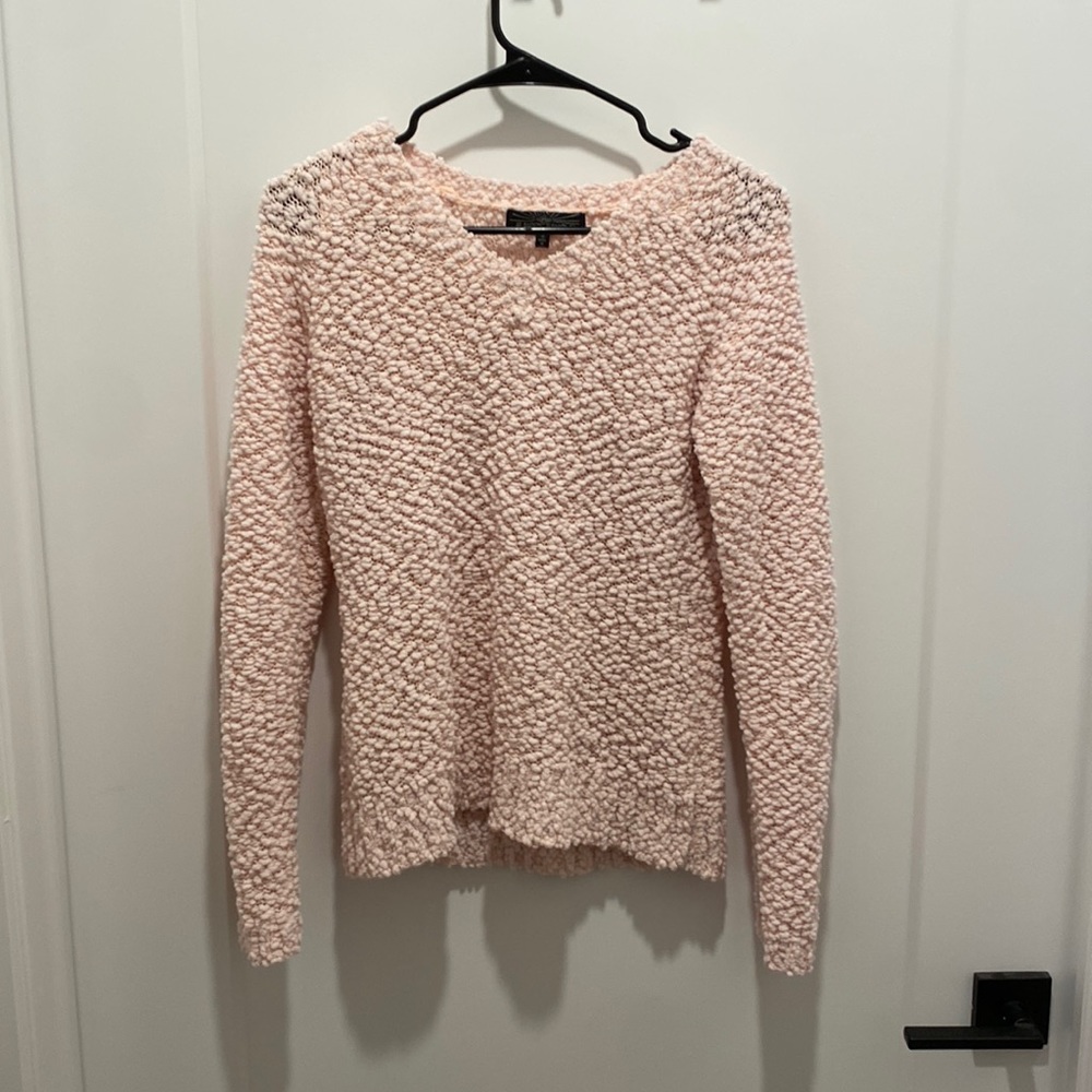 Long Sleeve Pink Sweater